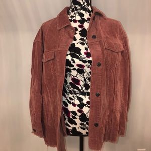 Dusty Pink Corduroy Jacket
